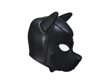 Maska puppy neoprenowa Ouch! czarna 31 cm - 5