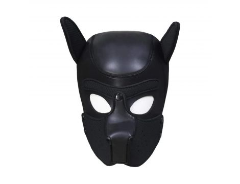 Maska puppy neoprenowa Ouch! czarna 31 cm - 6