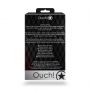 Duży aluminiowy korek analny z klejnotem Ouch! 8 cm - 3