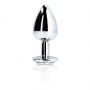 Duży aluminiowy korek analny z klejnotem Ouch! 8 cm - 7