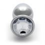 Duży aluminiowy korek analny z klejnotem Ouch! 8 cm - 5