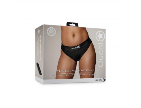 Vibrating Strap-on Hipster - M/L