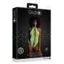 Body z wysokim krojem Ouch neonowa zieleń XS XL - 2
