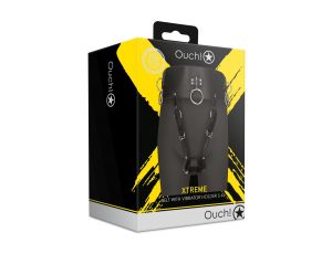 Belt with Vibrator Holder - Black