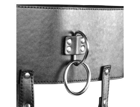 Belt with Vibrator Holder - Black - 4