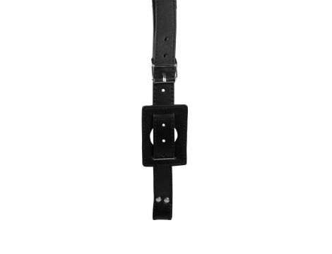 Belt with Vibrator Holder - Black - 7