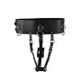 Belt with Vibrator Holder - Black - 10