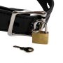 Open Mouth Gag Head Harness with Plug Stopper - Black - 7