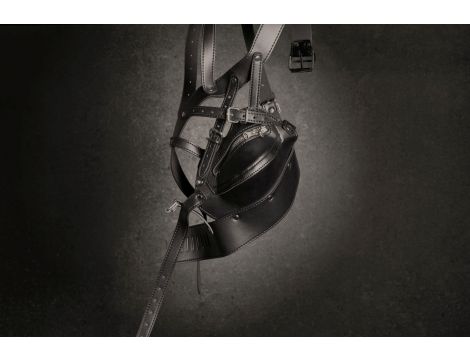 Uprząż na głowę z zamkiem Ouch! czarna - 8