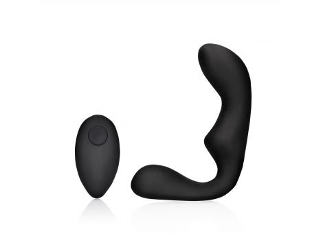 Pointed Vibrating Prostate Massager with Remote Control - Black - 6