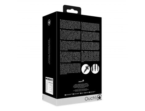 Manualna pompka do różyczki Ouch czarna - 6