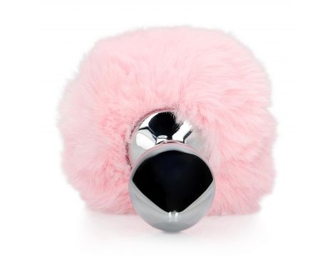 Metalowy korek analny Bunny Tail Ouch - 2
