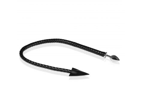 Metalowy korek analny z diabelskim ogonem Ouch! - 7