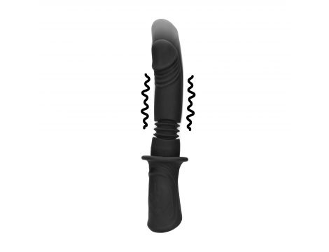 Maszyna do seksu Ouch! czarna z ruchem posuwistym USB - 4