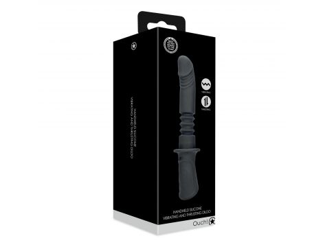 Maszyna do seksu Ouch! czarna z ruchem posuwistym USB - 3