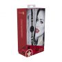 Knebel silikonowy Milan Collection Ouch czarny czerwony - 3