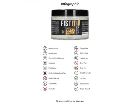 Lubrykant na bazie wody Fist It 500 ml - 7
