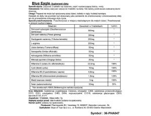 Kapsułki stymulujące Blue Eagle Pharmquests