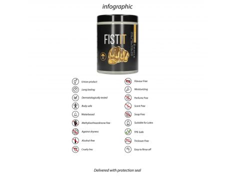 Lubrykant na bazie wody Fist It słoik 1000 ml - 4