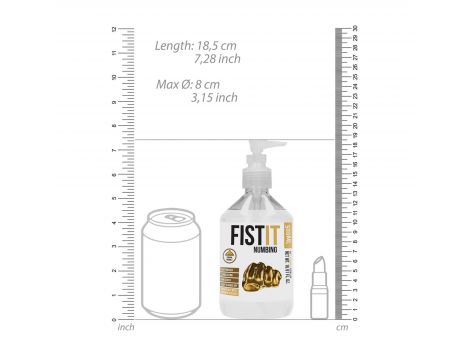 Lubrykant znieczulający Fist It 500 ml - 5