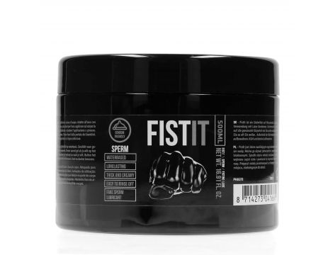 Lubrykant na bazie wody Sperm Fist It 500 ml - 3