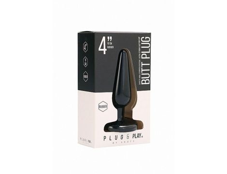 Butt Plug - Basic - 4 Inch - Black
