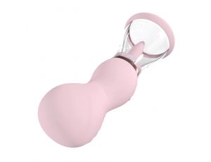 Pompka ładowalna na piersi i srom Sensual Pumped różowa