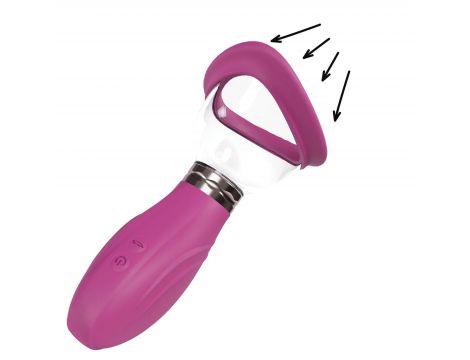 Pompka akumulatorowa do sromu i piersi Pumped różowa - 3