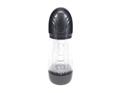 Masturbator ssąco wibracyjny Pumped SonicPull grafitowy 25 cm - 5