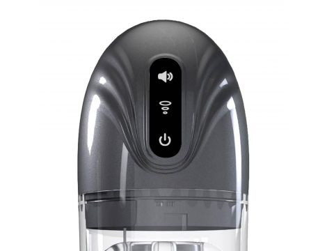 Masturbator ssąco wibracyjny Pumped SonicPull grafitowy 25 cm - 8
