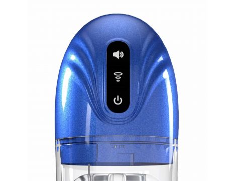 Pompka ssąca wibracyjna SonicPull Pumped niebieska 25 cm - 8