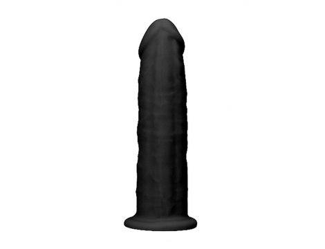 Silicone Dildo Without Balls - 15,3 cm - Black - 3