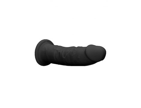 Silicone Dildo Without Balls - 15,3 cm - Black - 6