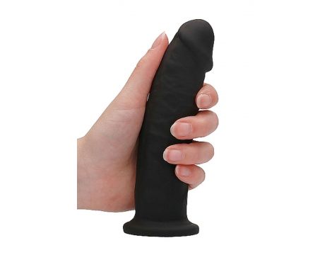 Silicone Dildo Without Balls - 15,3 cm - Black - 8