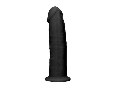 Silicone Dildo Without Balls - 15,3 cm - Black - 9