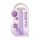 Dildo realistyczne RealRock z jądrami fioletowe 18 cm