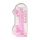 Realistyczne dildo z jądrami RealRock różowe 23 cm