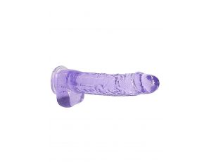 Dildo realistyczne RealRock z jądrami fioletowe 23 cm