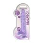 Dildo realistyczne RealRock z jądrami fioletowe 23 cm - 5