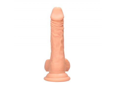 Dildo realistyczne z jądrami RealRock TPE 19 cm - 2