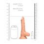 Dildo realistyczne z jądrami RealRock TPE 19 cm - 9