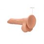 Dildo realistyczne RealRock z jądrami 21.5 cm - 7