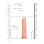 Dildo realistyczne RealRock bez jąder 19 cm - 8