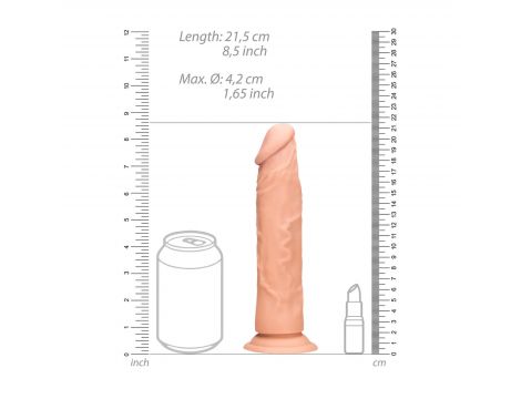 Dildo realistyczne RealRock bez jąder 20 cm - 8