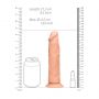 Dildo realistyczne RealRock bez jąder 20 cm - 9