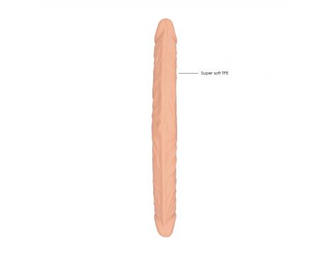 Dildo podwójne RealRock TPE 36 cm - 5