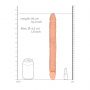 Dildo podwójne RealRock TPE 36 cm - 8
