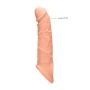 Przedłużka na penisa RealRock realistyczna TPE 22 cm - 9