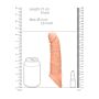 Przedłużka na penisa RealRock realistyczna TPE 22 cm - 8