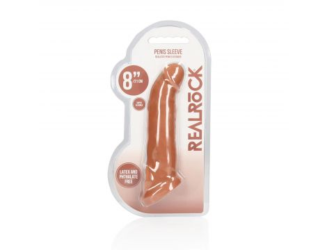 Przedłużka na penisa RealRock TPE 22 cm - 2